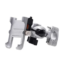 Металлический держатель для мобильного телефона для мотоцикла QC 3,0 USB быстрое зарядное устройство Набор Подставка для руля аксессуары для мотоциклов