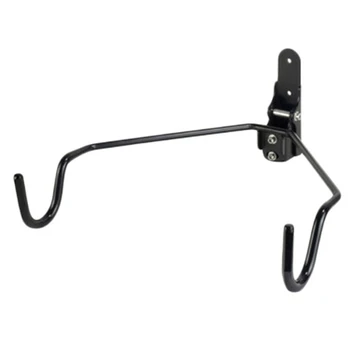 

2Pcs Adjustable Bike Rack Wall Mount Bicycle Storage Stand Hanger for Indoor Garage Soft Rubber-Coated Hooks