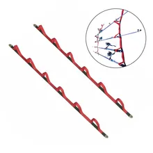 

2Pcs Rods Rack Webbing Polypropylene Overhead Or Wall Fishing Rods Racks Pole Storage System Webbing Loops Horizontal