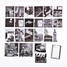  45Pcs Film Series Stickers Aesthetic Stickers For Kids Decorative Diary Vintage Cute Journal Stickers Scrapbooking Stationary 