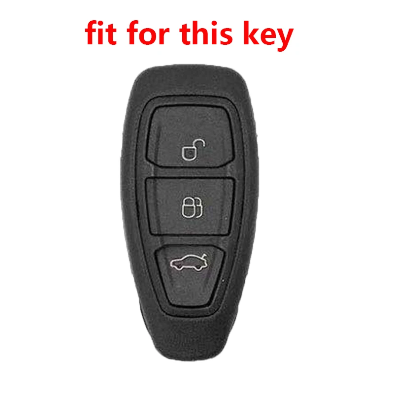 Чехол для ключей из силикагеля чехол Ford Fiesta Focus Mendeo Titanium Fob брелка сигнализации с