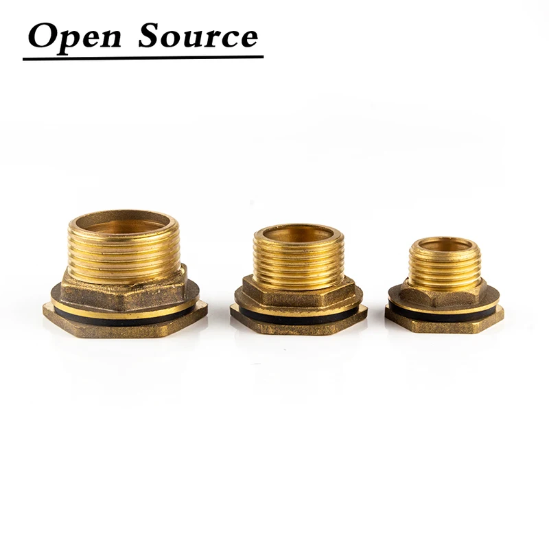 Copper Water Tank Connector 1/2" 3/4" 1" Male Brass Pipe Single Loose Key Swivel Fittings Nut Jointer pipe fitting water pipe fitting hose pipe fitting