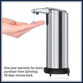 

2020 Automatic Soap Dispenser Touchless Liquid Stainless Steel Handsfree IR Sensor Soap Dispenser Automatic For Kitchen Bathroom