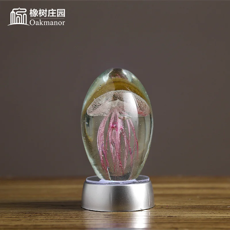 

Jellyfish lamp jellyfish light 3D children's night light baby lampara LED Multicolor Lighting Crystal Fish For Kid Gifts Decor