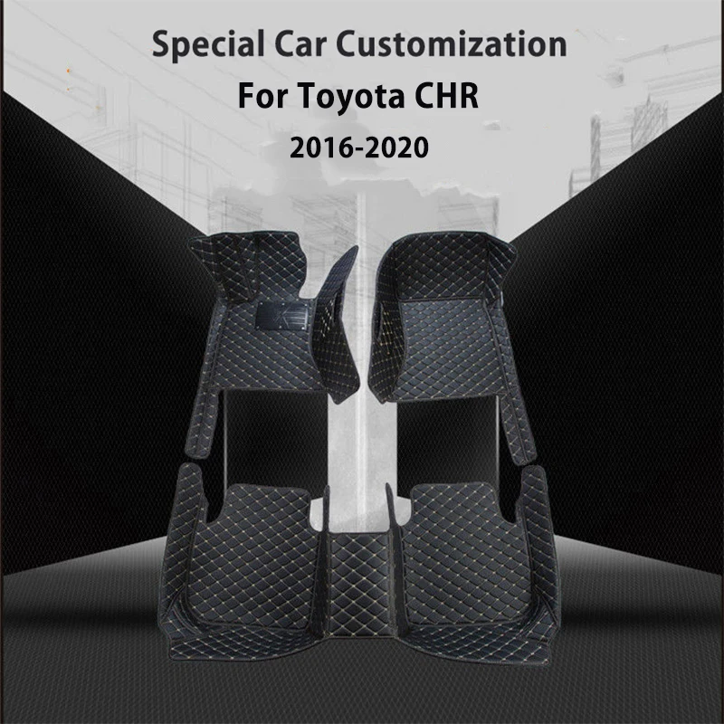

Автомобильные коврики для Toyota CHR C-HR 2020 2019 2018 2017 2016, автомобильные коврики, коврики, Защитные чехлы для украшения интерьера автомобиля