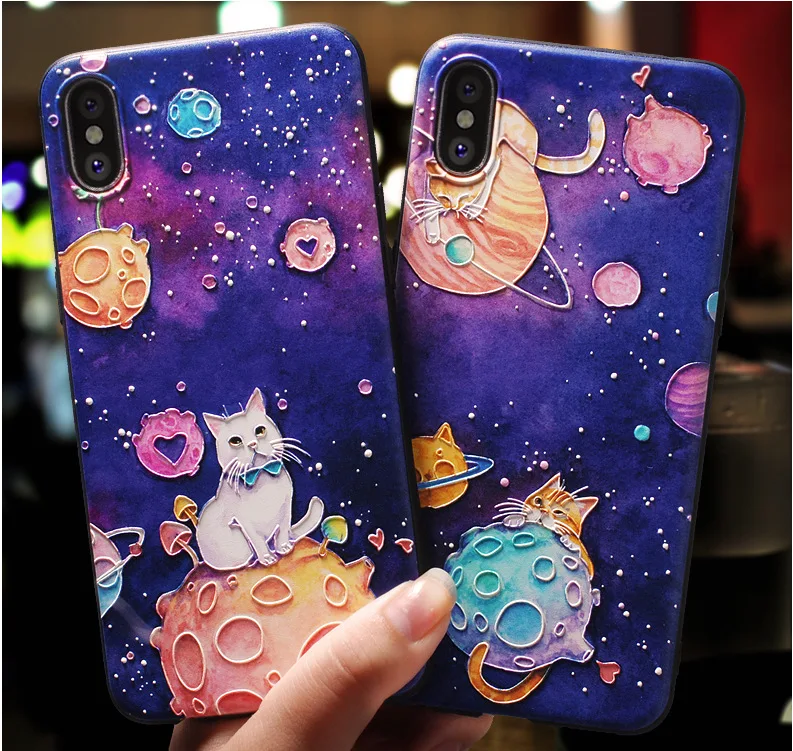 Чехол с 3D тиснением для Samsung A50 A70 A30s A20S A10S A51 A71 A40 A80 A70s A50s M30s A60 S20 S10 Plus Note 10 9