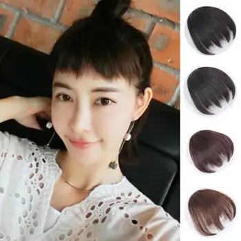 

Girls Irregular High Temperature Fiber Fake Fringe Bang Hairpiece Hair Extension