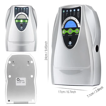 

Ozone Generator With Timer Household Disinfection Machine Air Purifier Machine Food Fresh Purify Air Water Home Kitchen Office