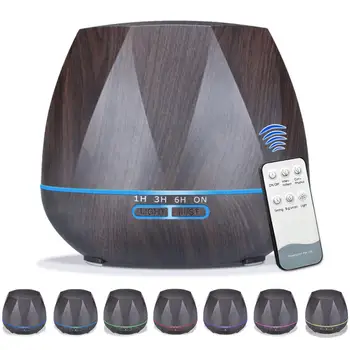 

500ML Remote Control Air Humidifier Essential Oil Diffuser Humidificador Mist Maker LED Aroma Diffusor Aromatherapy