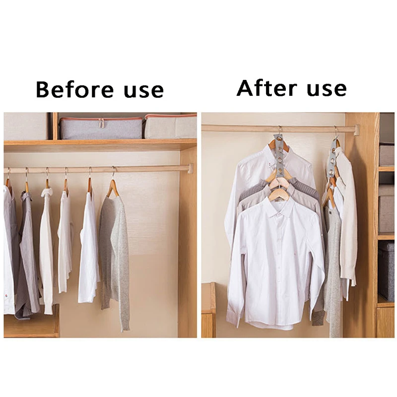 Closet Hanger Wonder Space Save Magic Extension Connection Clothing Rack Band Durable practical  Portable Simple  Portable 
