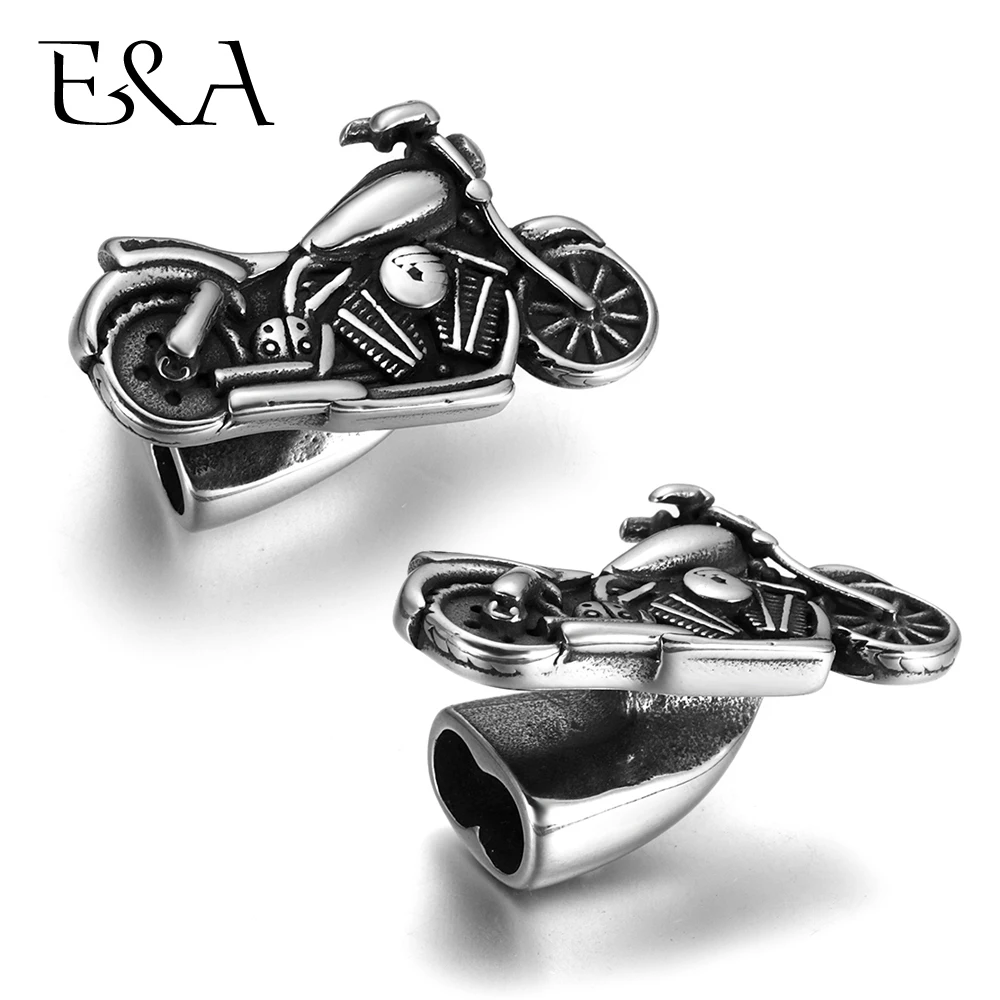 

2 шт., соединитель для кожаного браслета, из нержавеющей стали