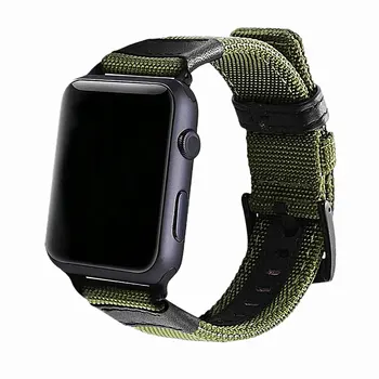 

For Apple Watch Band 44mm 40mm 42mm 38mm Nylon Watch Strap Replacement Bands with Metal Clasp For Apple iWatch Series 5/4/3/2/1
