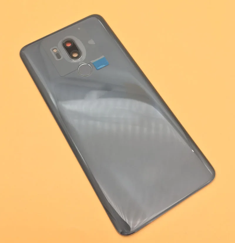오리지널 후면 하우징 유리 후면 배터리 커버, LG G7 G7 + ThinQ G710 후면 도어 패널 커버, 접착제 교체 포함