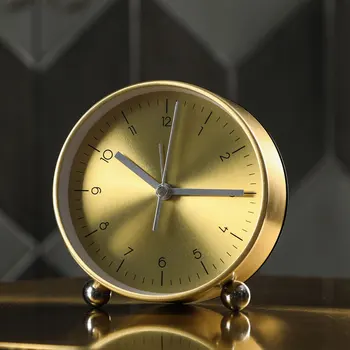 

Simple Student Bedroom Desk Quiet Alarm Clock Unique Small Personalized Sleep Snooze Wake Up Alarm Clock Unique Homedecor II50NZ