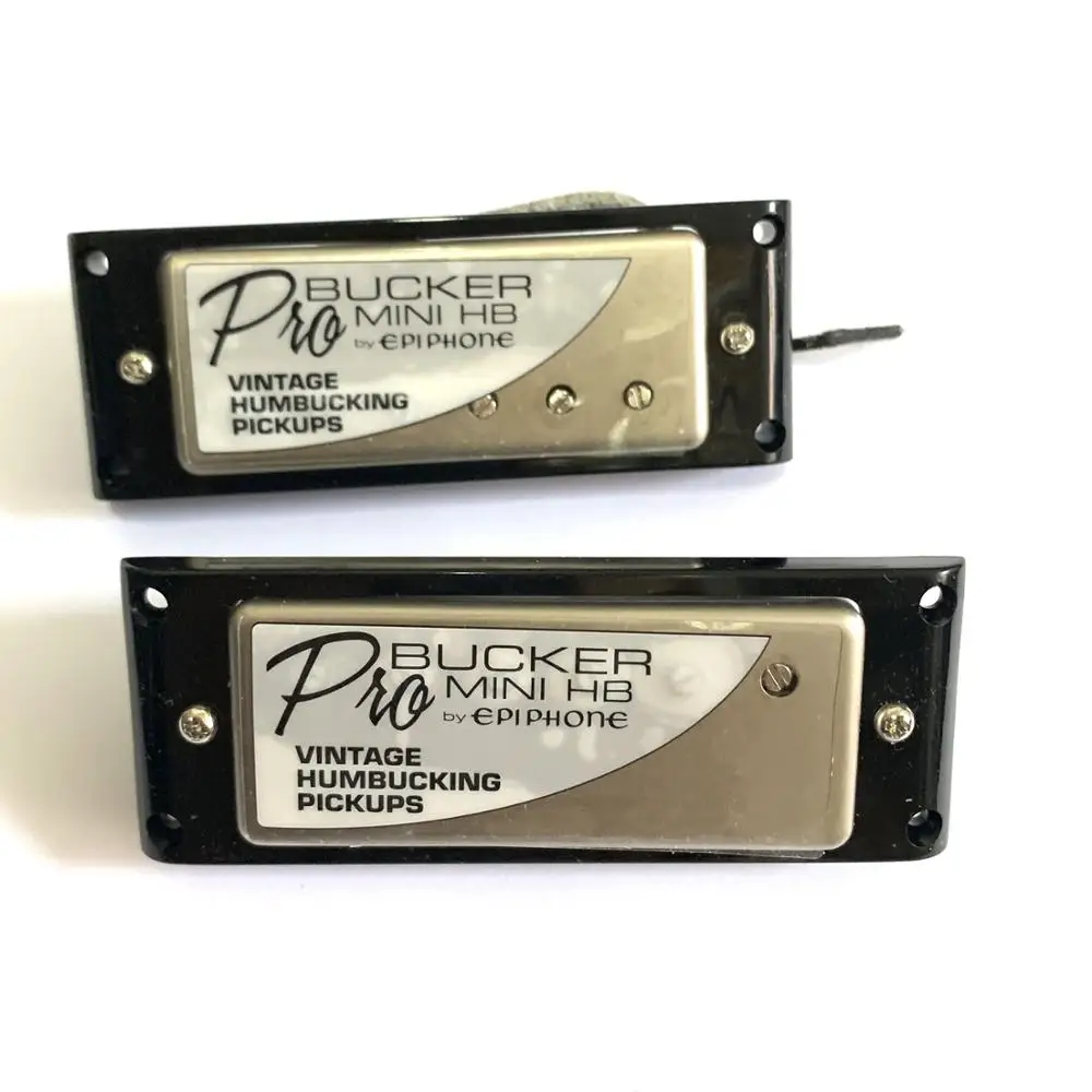 pickup with ring 1 компл. Мини ProBucker Alnico электрогитары ЗВУКОСНИМАТЕЛИ ДЛЯ EPI - Цвет: pickup with ring