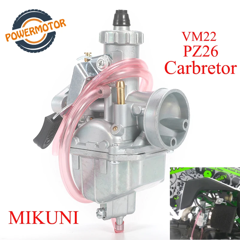 Карбюратор Mikuni VM22 КАРБЮРАТОР PZ26 26 мм Carb ForCRF70 125 140 150 160cc XR50 Lifan YX SSR горизонтальный