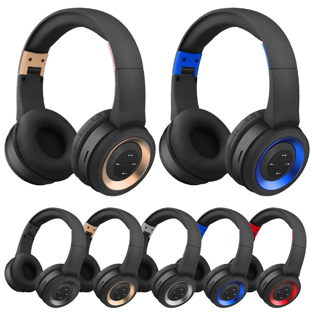 Wireless Headphones Bluetooth Headphone Foldable Headset With MIC Support TF Card For Phone PC MP3 Player Bluetooth Headphone