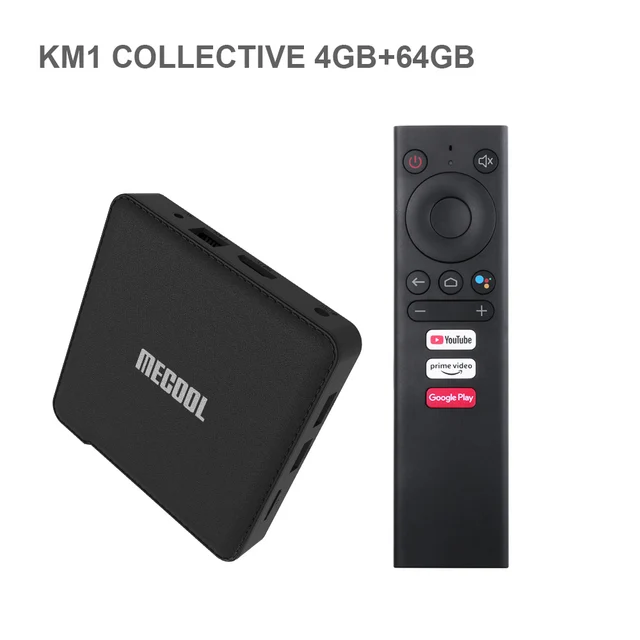 $76.99 TV Box COLLECTIVE 4GB+64GB S905X3 Quad-core CPU Cortex-A55 Android 9.0 TV Set Top 4K HDR 2.4/5G 2T2R WiFi Media Player