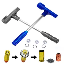 

Tactical Impact Hammer Bullet Puller with 3 Sets Expandable Collets for .17 to 50 Caliber Guns Bullet Remover Dropship