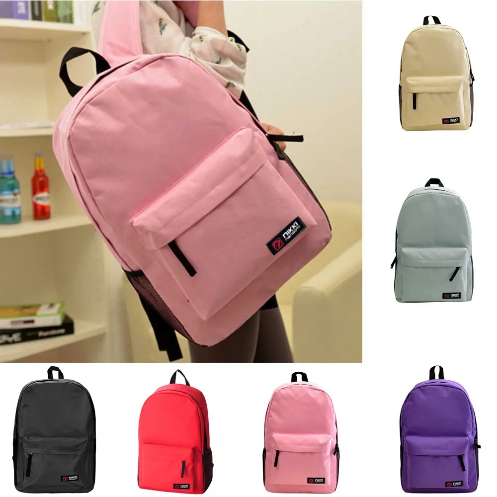 45# Женский Мужской рюкзак для студентов, школьный рюкзак через плечо, сумка с ручкой, рюкзак для женщин, подростков, девочек