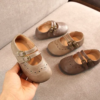 

Spring girls casual leather shoes princess soft bottom dance shoes toddler shoes children shoes