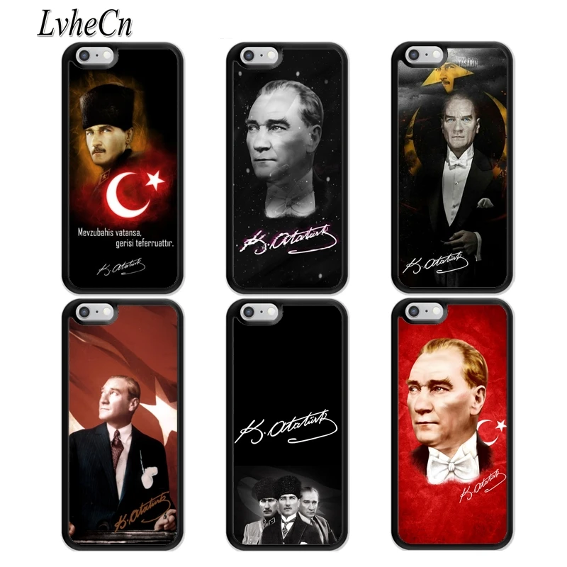 

LvheCn Mustafa Kemal Ataturk Signature Phone Case For iPhone 5 6s 7 8 plus 11 X XR XS max Samsung S6 S7 edge S8 S9 S10 plus
