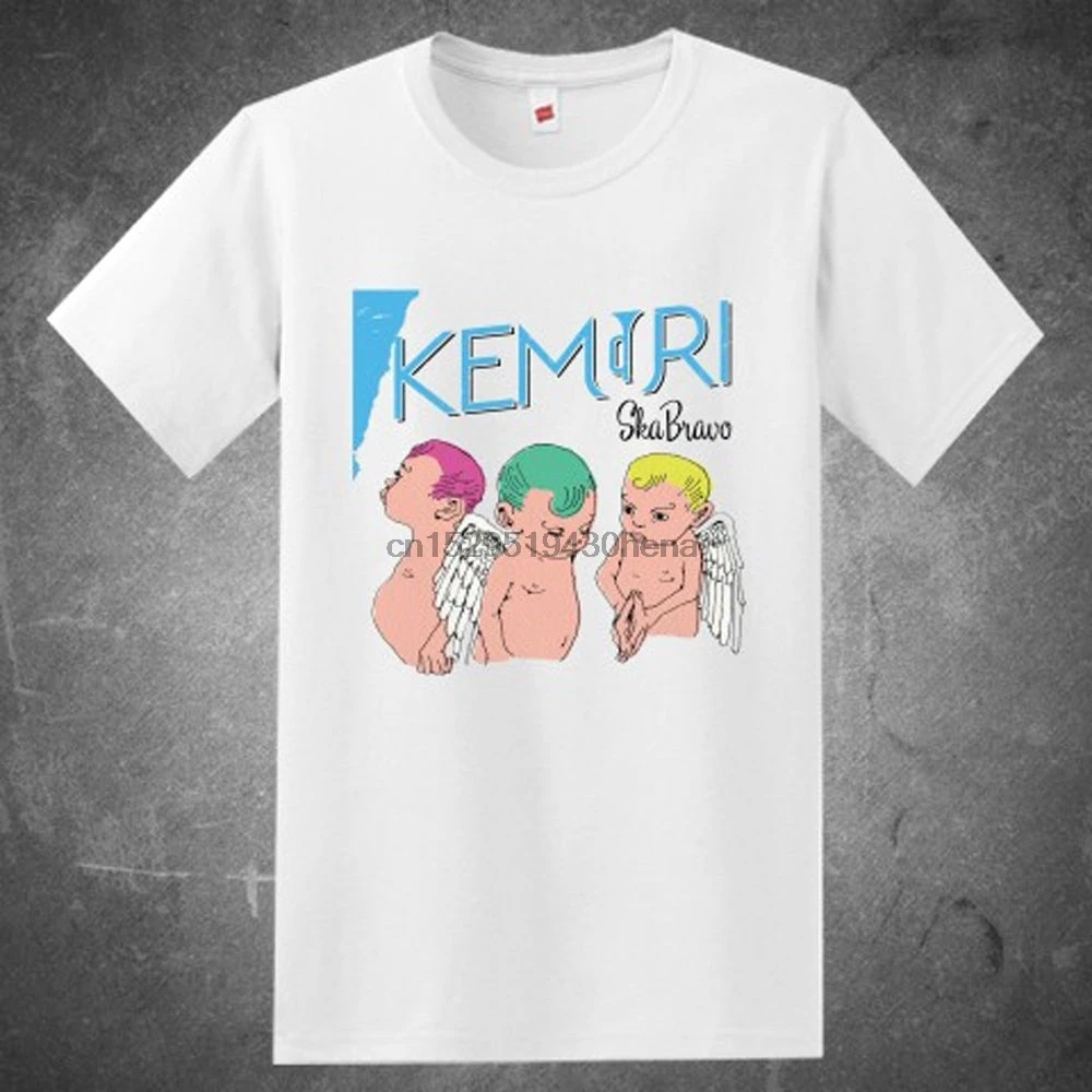 Модная мужская футболка с японским логотипом Kemuri Ska Bravo | Мужская одежда