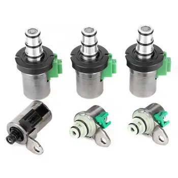 

6Pcs/Set Gearbox Transmission Solenoid Valve Fit for FORD Focus 1998 1999 2000-2016 4 SP FWD 1.8L 2.0L 4F27-E Vacuum Solenoid