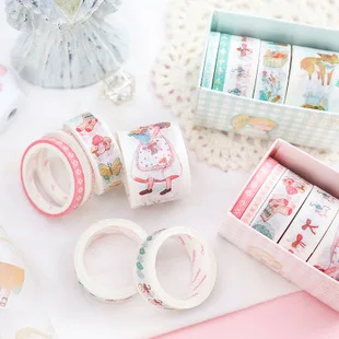 BAHAMUT Circle Stickers Series Washi Tape Hipster PDA Album DIY Decorative Stickers 8-Selected