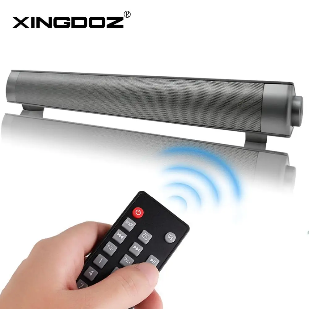 XINGDOZ Bluetooth Саундбар портативный беспроводные колонки для домашнего кинотеатра