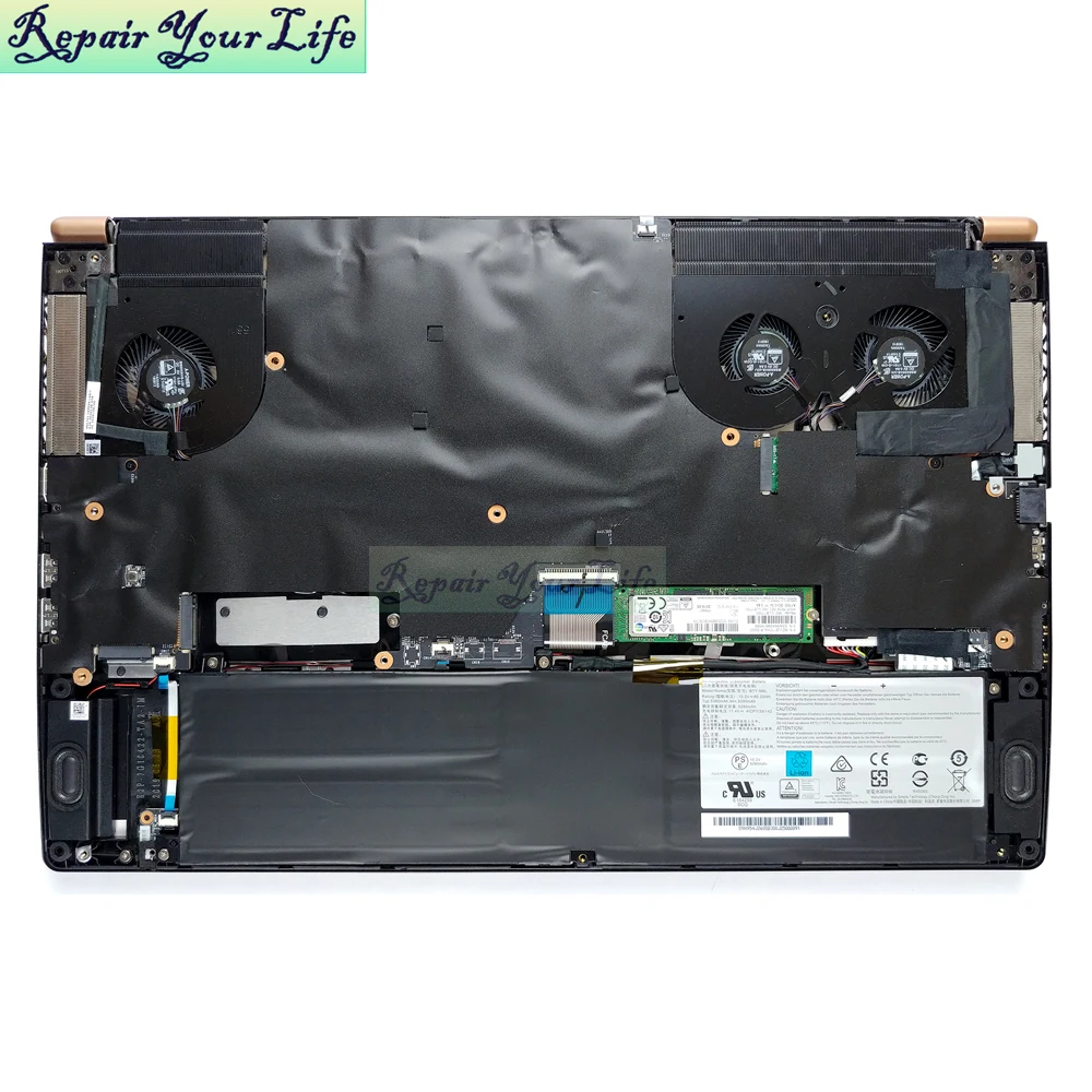 Ventilador de Refrigeração Portátil Bs5005hs-u4q para Msi Gs75 9sg 9sf 9se Stealth P75 Criador Ms17g2 17g3 Bs5005hs-u3j Novo - Imagem 2