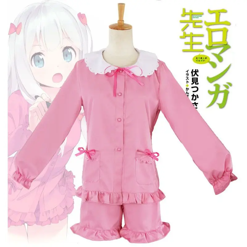 2017 аниме &quotEromanga Sensei&quot Костюмы для косплея Sagiri пижамы Izumi Для женщин розовая