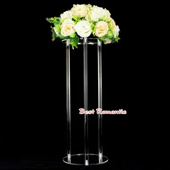 

Wedding Acrylic Flower Stand Glass Decoration Shelf Crystal Party Table Setting