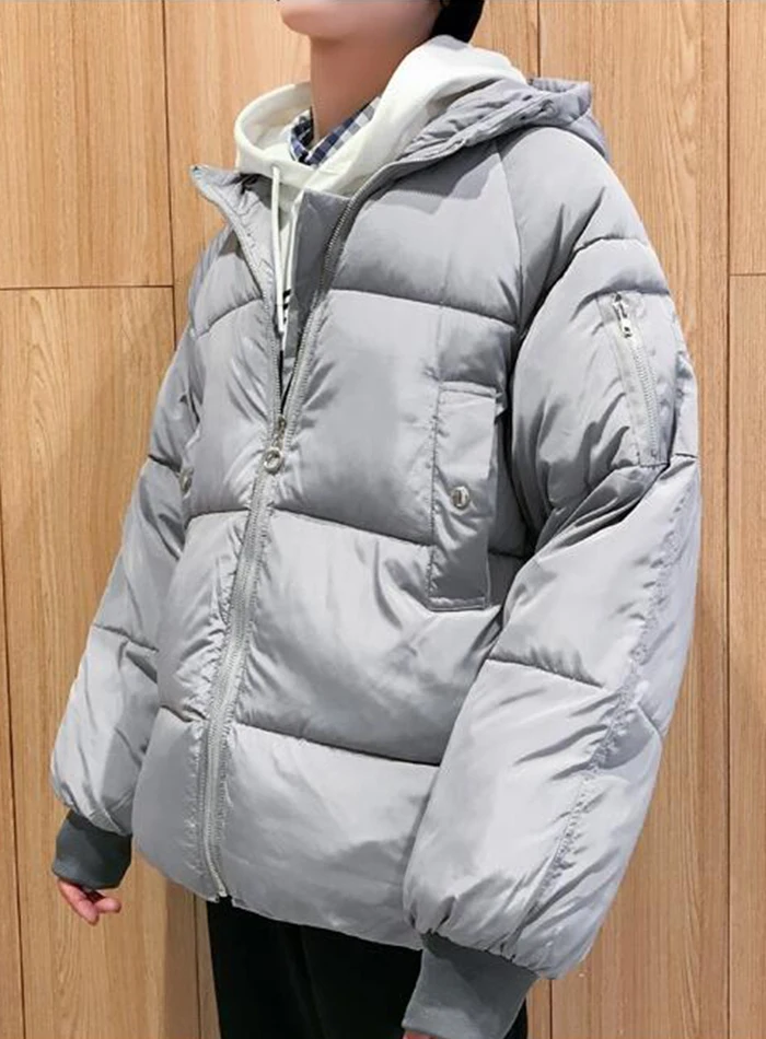 Зимняя куртка мужская уличная парка Hombre Invierno модная верхняя одежда в стиле хип-хоп