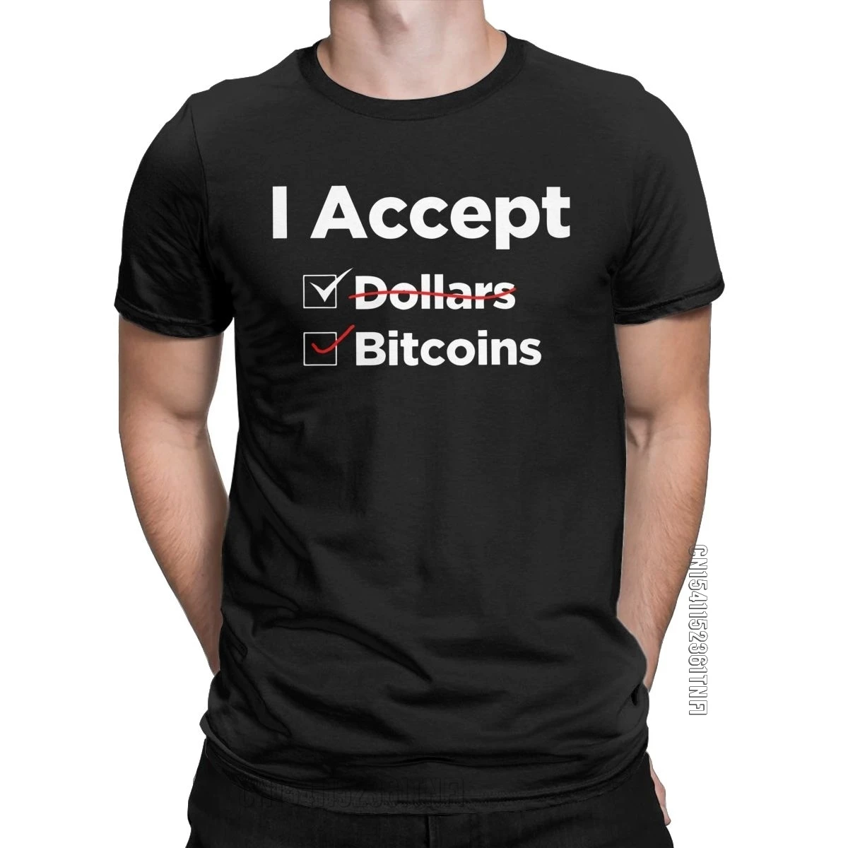 Я принимаю Биткойн Hodl It криптовалют трейдер Мужская винтажная футболка из