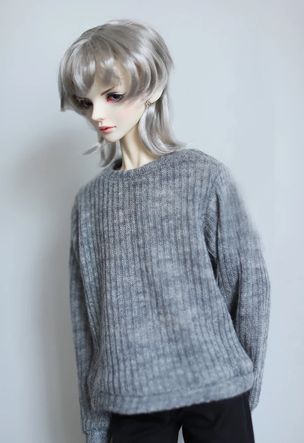 BJD кукольная куртка подходит для 1/3 1/4 MSD Uncle размер белый верблюжий серый удобный прозрачный кратер-полосой праймер аксессуары для свитера