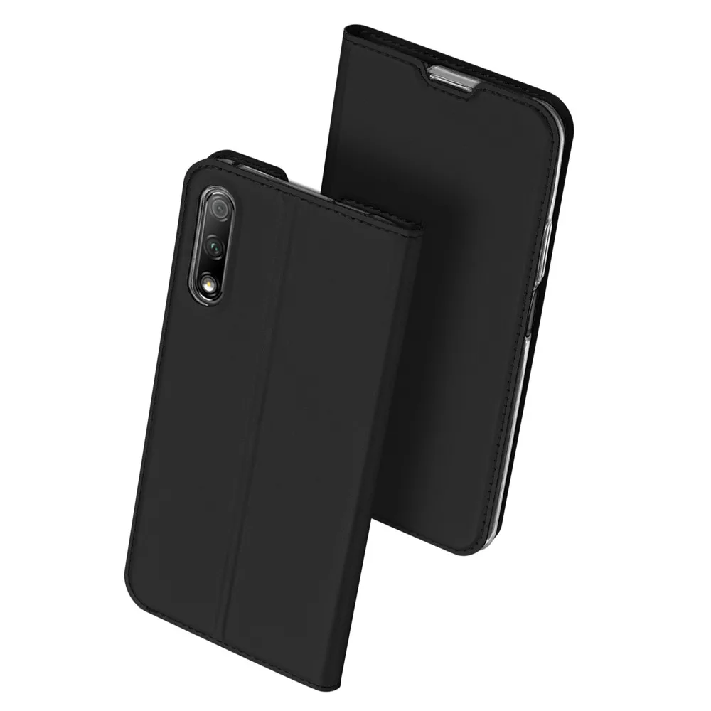 Чехол-бумажник из искусственной кожи с откидной крышкой для Huawei Honor 9X Pro Магнитный