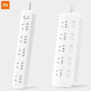 

Original Xiaomi Mi 5 Power Sockets Power Strip Plug Electrical Power Adapter Independent Safety Door with Nonslip Mat