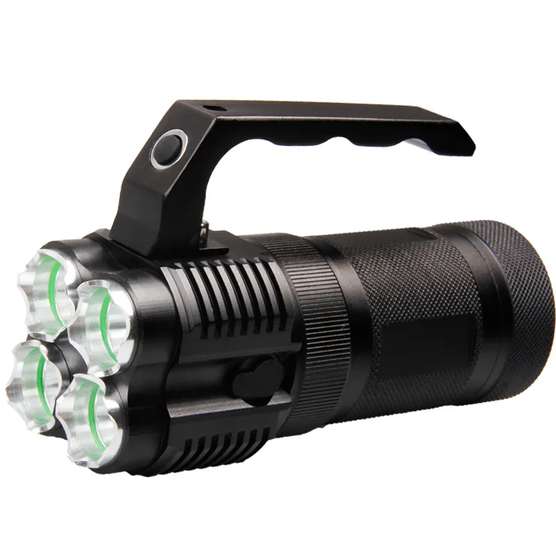 

Waterproof Multifunctional LED Flashlight 1500Lumens 5Modes DC Direct Rechargeable 18650 Lighting Torch for Outdoor Camping