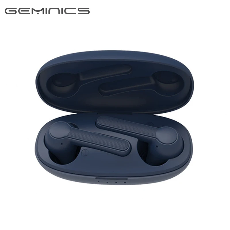 

GEMINICS Wireless Bluetooth Earphone V5.0 True Stereo In-Ear Earbuds TWS Bluetooth Headset Touch Control With Charging Box