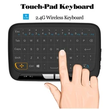 KuWFi Mini kablosuz klavye tam dokunmatik klavye 2.4G kablosuz sanal klavye Touchpad fareler için PC/dizüstü/Mac
