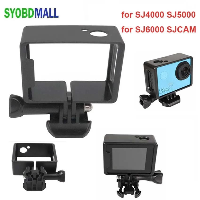 Accessori Per Bordi Con Supporto Per Camma Dash Per Sj 4000 Sj 6000 Wifi Telecamera Sportiva Protezione Fissa Telaio Laterale Per Staffa Gopro Sjcam