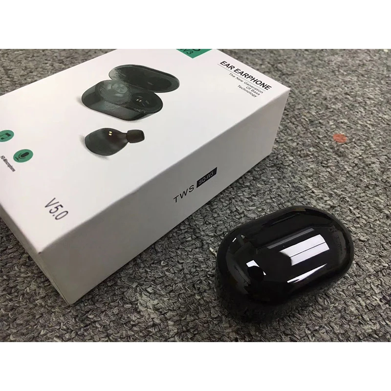 Bluetooth Wireless earphones ear comfortable Stereo Sport Noise reduction Headset IPX4 Waterproof Charge Box for iPhone Samsung