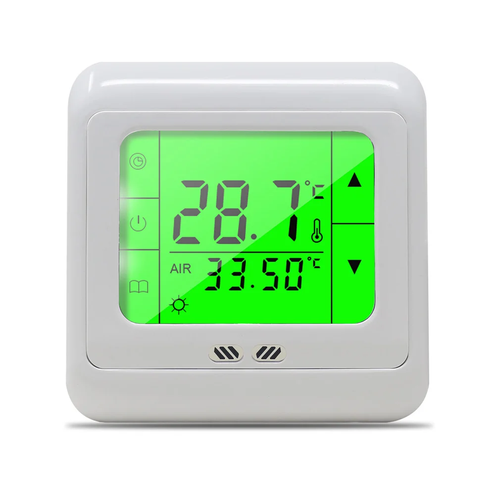 Color : M6.703 YEZIL Digital Display Temperature Controllers Underfloor Heating Thermostat, Normal Closed AMD Open Actuator 5+2 Programmable Digital Temperature Controller 3A Color : M6.703 YEZIL Digital Display Temperature Controllers Underfloor Heating Thermostat, Normal Closed AMD Open Actuator 5+2 Programmable Digital Temperature Controller 3A