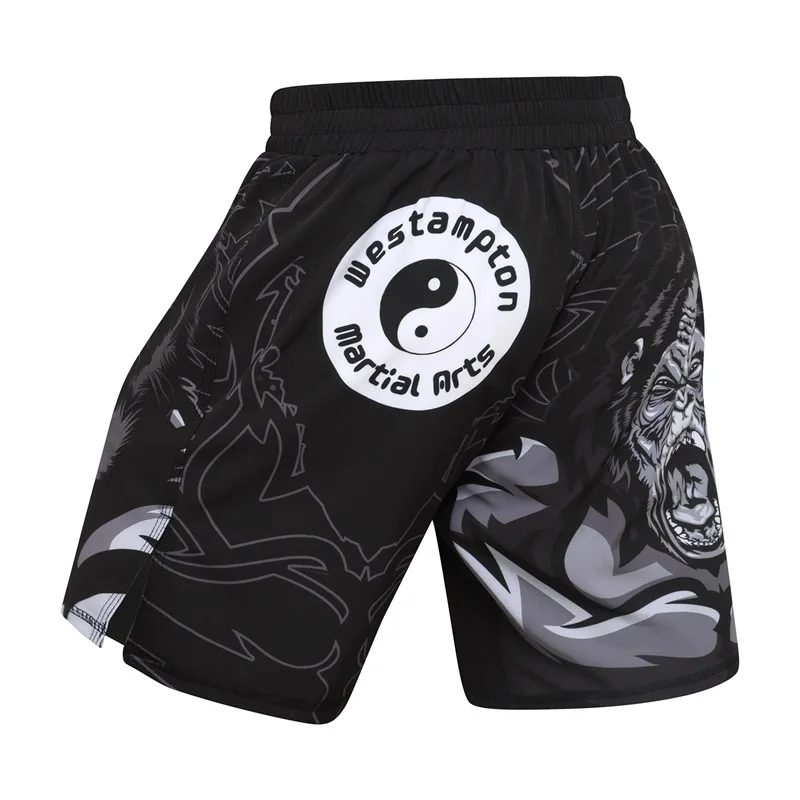 Sportsuit MMA Rashguard Jiu Jitsu T Shirts Boxing Jerseys Set BJJ KickBoxing Muay Thai Shorts Long Sleeve Pants 3D Print for Men