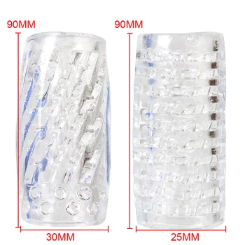 Sex Shop Cock Training Male Masturbator Cup Penis Sleeve Glans Trainer Sex Toy for Men Delay Exercise Soft TPE 3