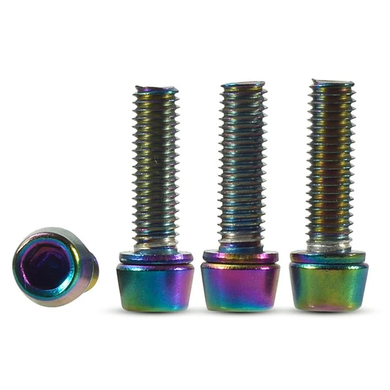 KRSCT MTB руля винты 6 шт./в упаковке M5/M6* 18 мм болты гайка подшипник
