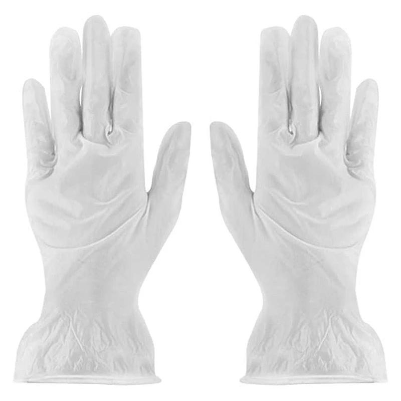 

200 Pcs Disposable Gloves Waterproof Rubber Latex Nitrile Gloves Universal Gloves