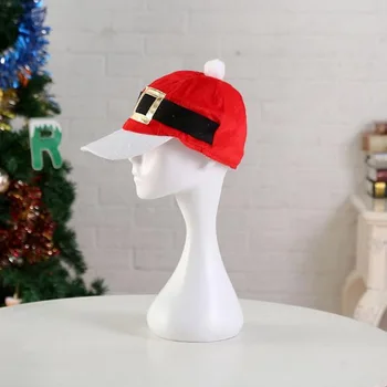 

Creative new Christmas belt hat Christmas decoration supplies KFC orderer Christmas hat manufacturers wholesale