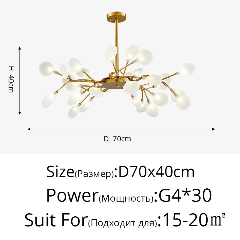 antler chandelier Nordic Living Room Chandeliers Simple Modern Home Atmosphere Dining Bedroom Lamp New Firefly Ceiling Decoration Light Fixture shell chandelier Chandeliers